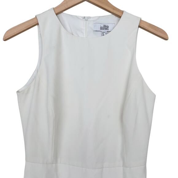 Belle Badgley Mischka White Tiered Dress Sz 2 - Picture 4 of 8